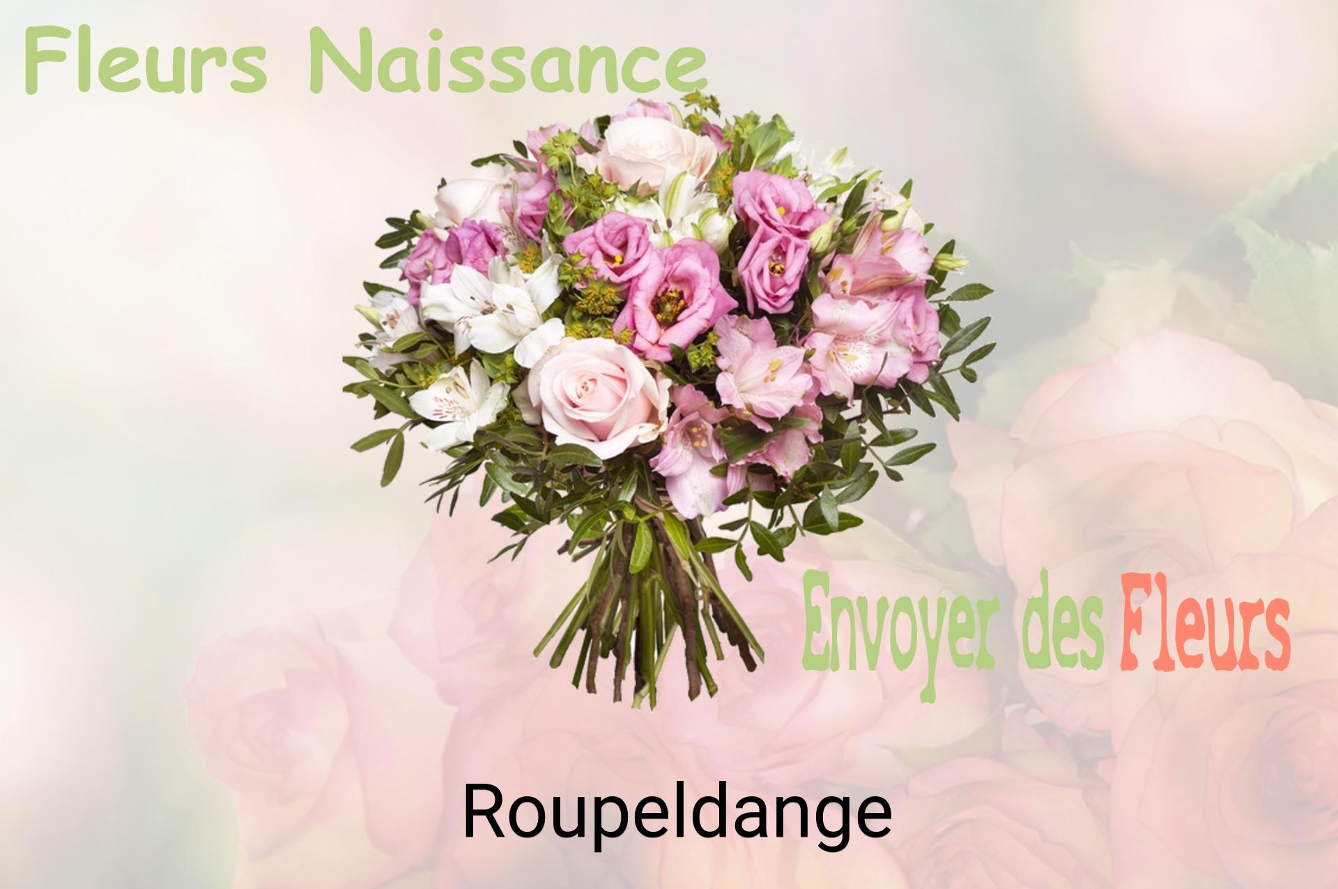 Bouquet de fleurs de naissance livré à Roupeldange