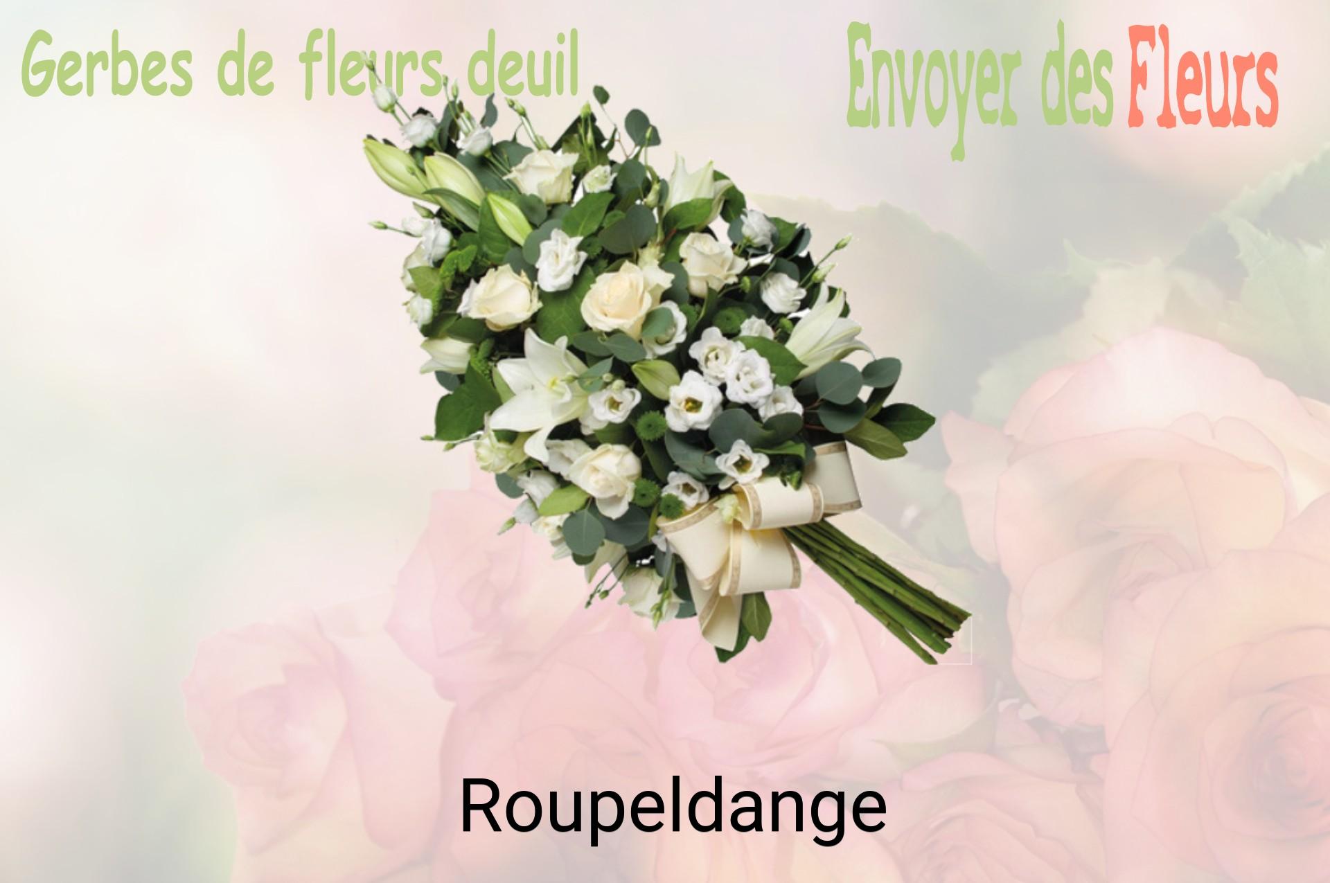 Gerbe de fleurs de deuil livrée à Roupeldange